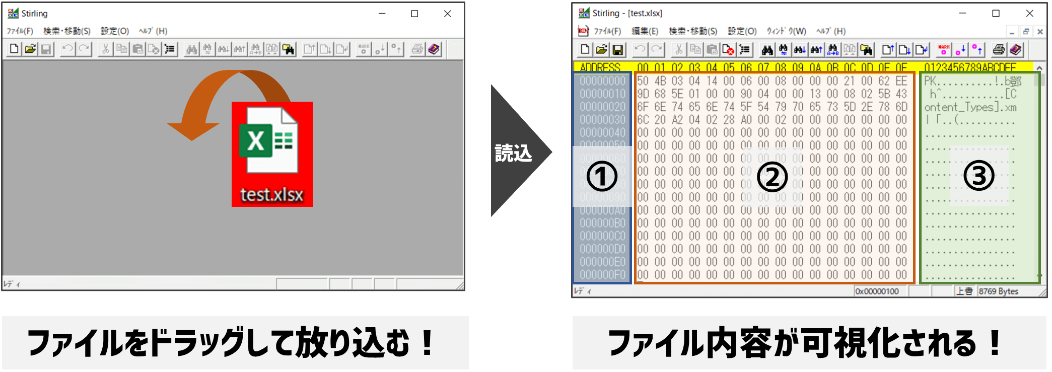 C言語 Fread Fwrite バイナリファイルの書き込み 読み込み